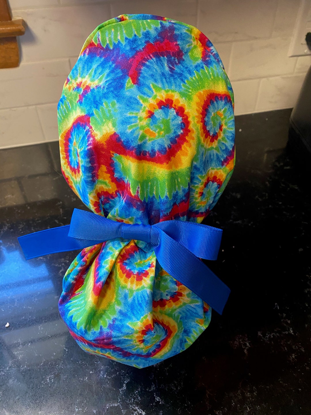 Tie Dye Scrub Cap Tie Dye Scrub Hatponytail Scrub Hat scrub Cap Tie