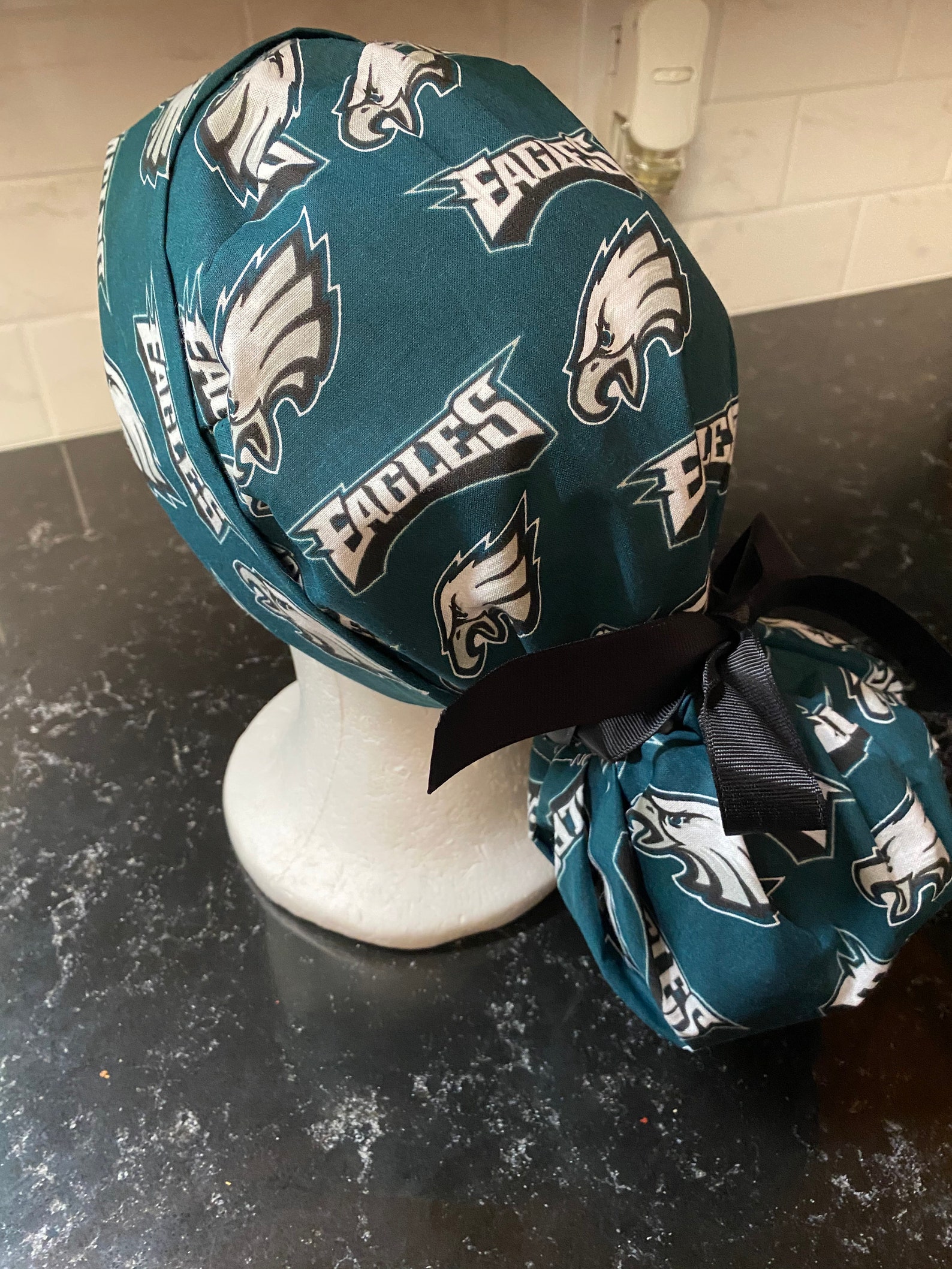 Philadelphia Eagles Scrub Hat Eagles Scrub Cap NFL Scrub Etsy