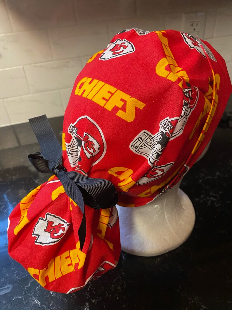 Chief Scrub Cap-NFL Scrub Hat-Women's 