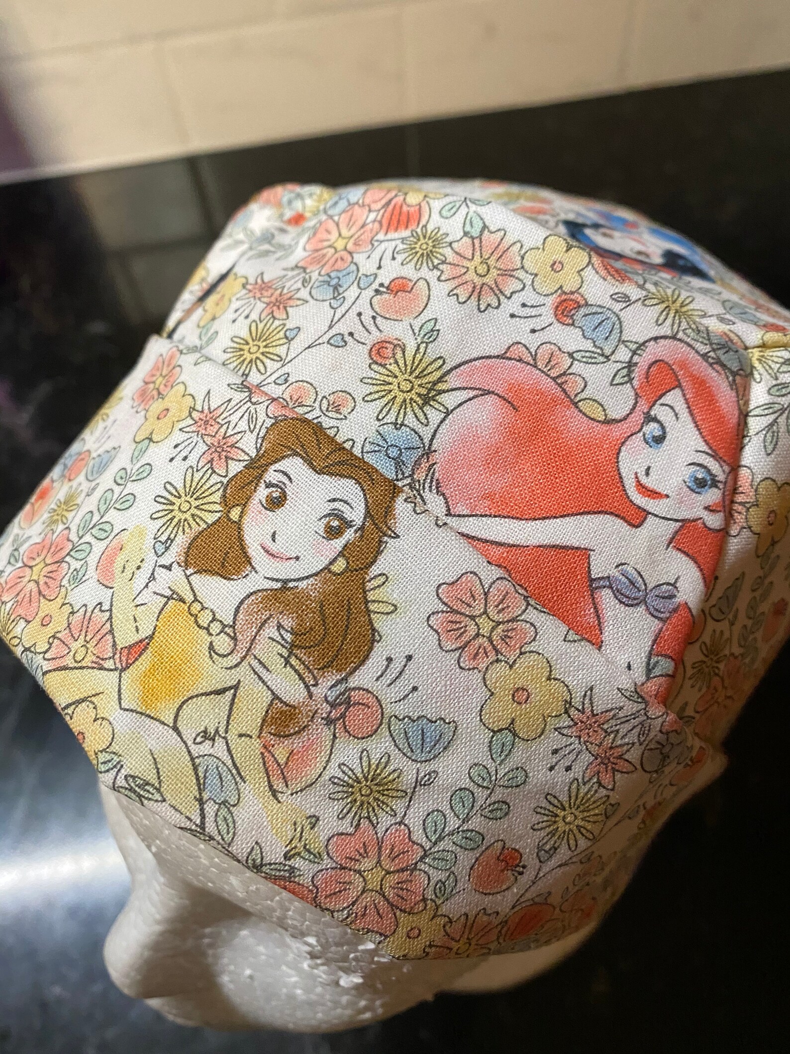 Disney Princess Scrub CapDisney Princess Scrub HatPonytail Etsy