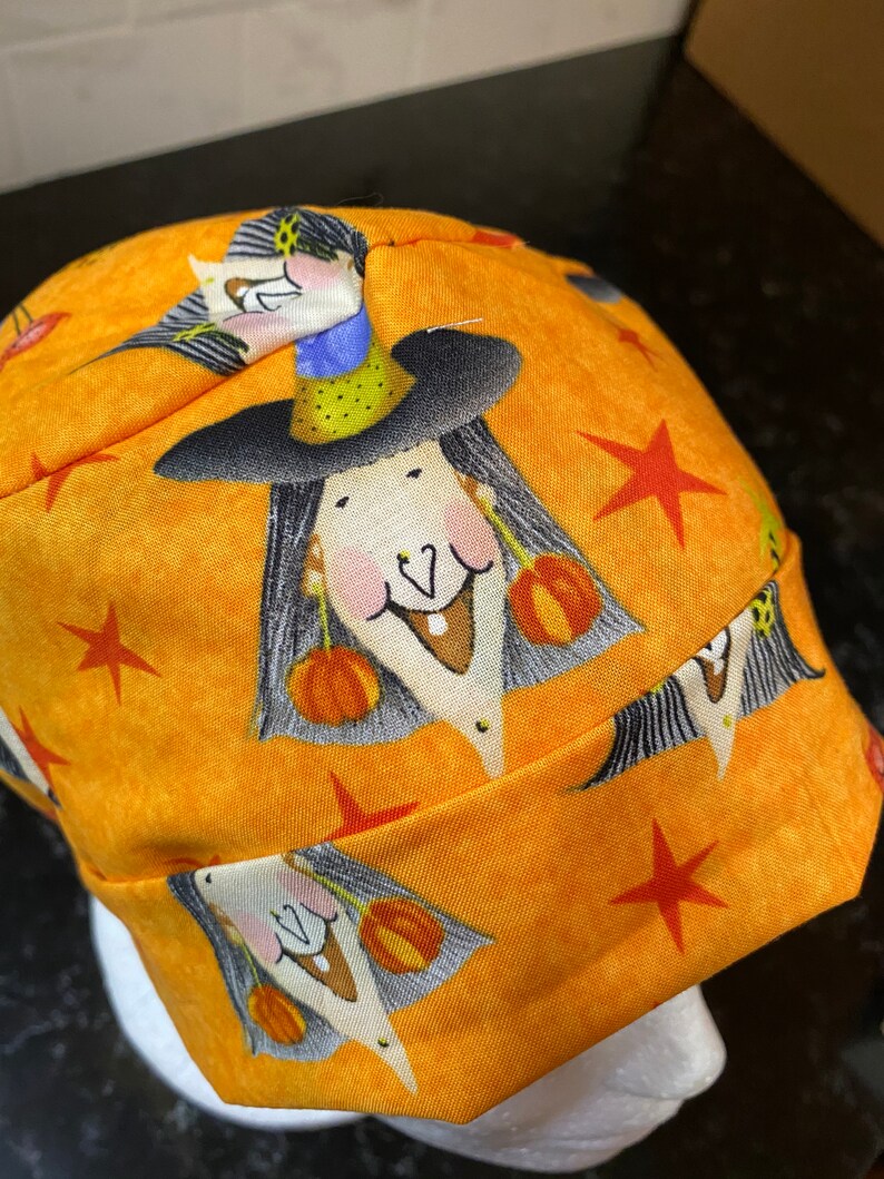 Halloween Scrub HatWitch Scrub Hat Nursing Hat Halloween Etsy