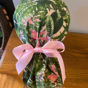 Tropical Scrub Cap- Orchid Scrub Cap- Beach Scrub Cap- Ponytail Scrub Cap- Floral Scrub Cap- CRNA Scrub Cap-Chemo Cap- Nursing Scrub Cap
