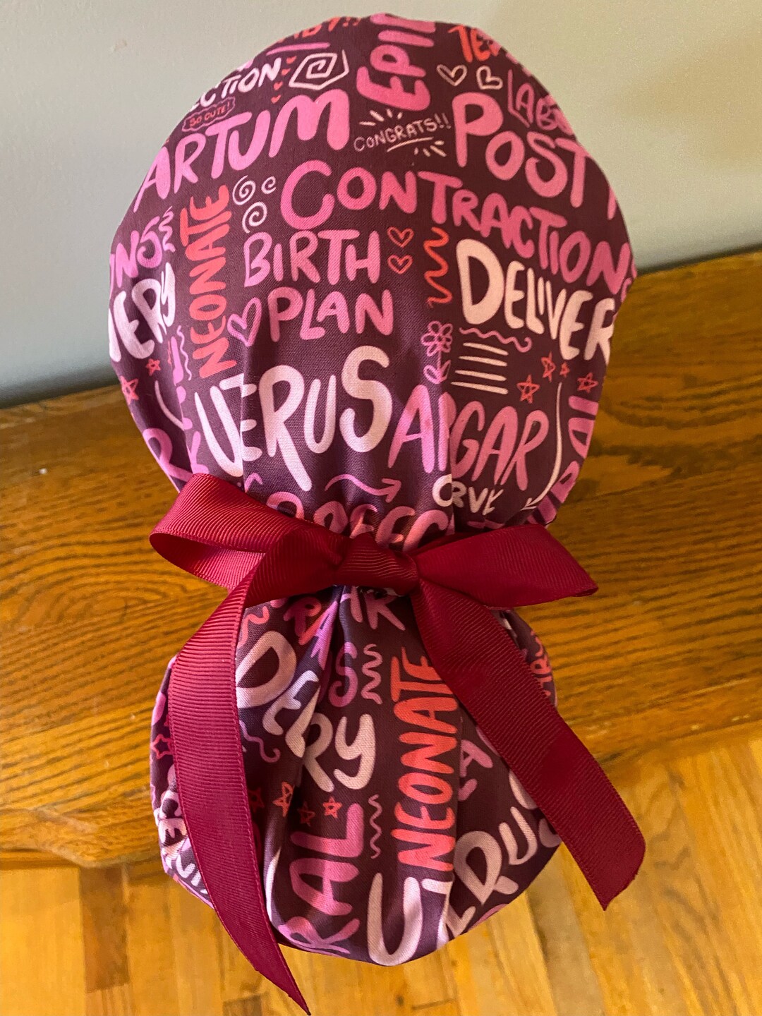 OB Scrub Cap Labor and Delivery Scrub Cap Labor and Delivery OR Scrub Capponytail Scrub Cap