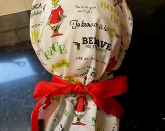 Scrub Cap- Nursing Scrub Hat- OR Scrub Cap- Scrub Cap- Ponytail Scrub Hat- Surgical Scrub Cap- Scrub Cap-MHWM