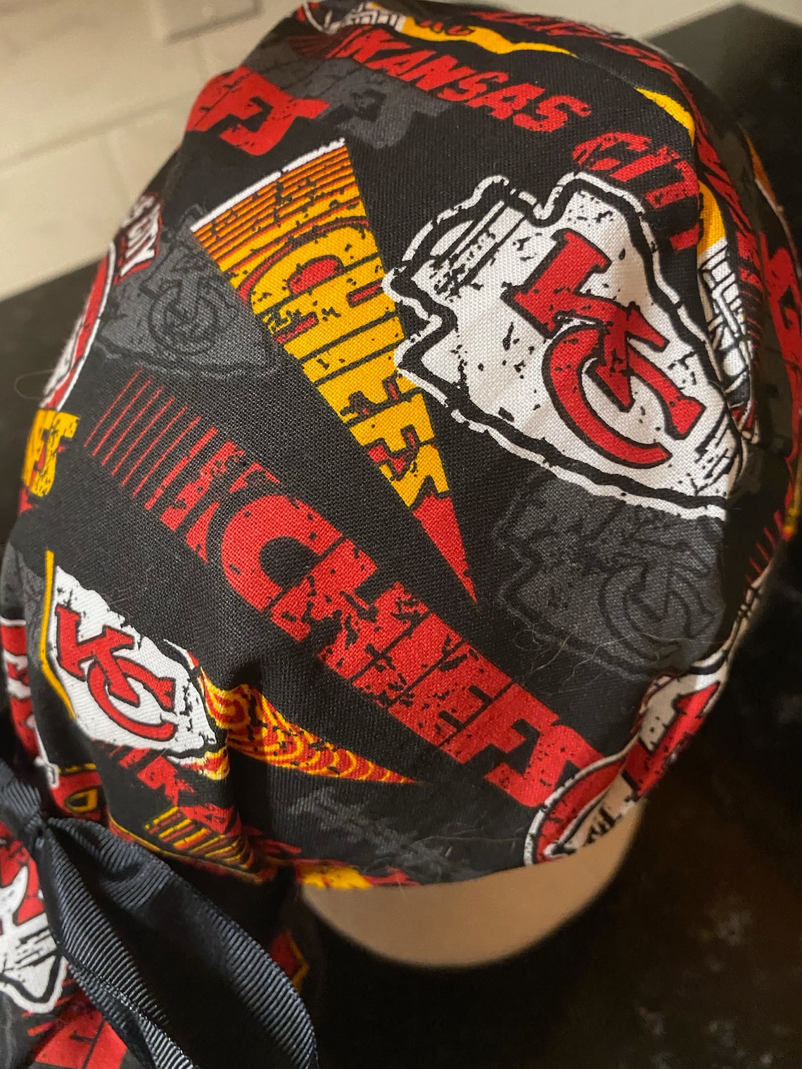 Kansas City Chiefs Scrub Hat Chief Scrub CapNFL Scrub Etsy