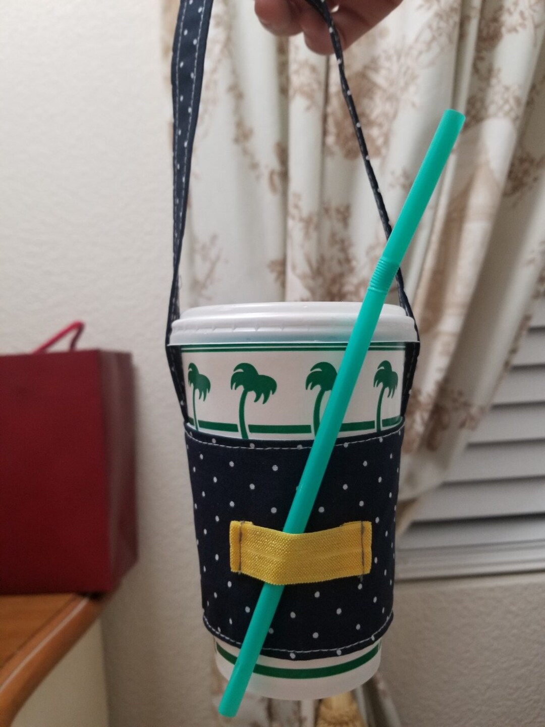 Cup Holder Bag Cup Holder Foldable Cup Straw Holder Coffee Etsy