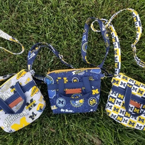 Officially Licensed NCAA Fold Over Purse - Michigan Wolverines