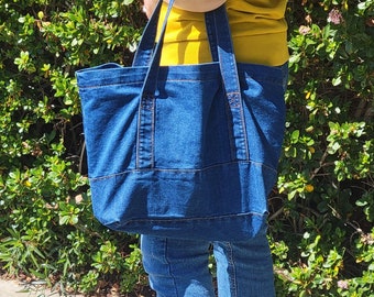 levis denim tote bolsa