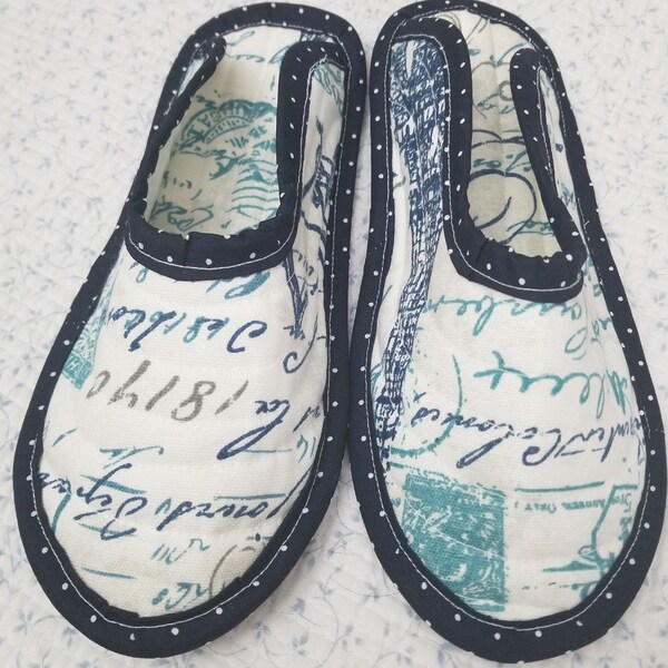 quilted slippers