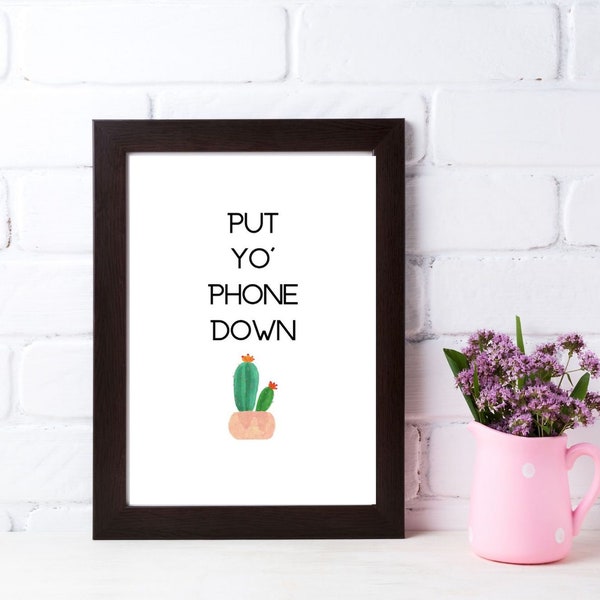 Cell Phone Sign - Etsy
