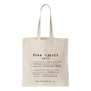 Borsa TOTE in cotone biologico - Free Spirit Design