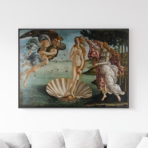The Birth of Venus by Sandro Botticelli, Boticelli art print, Vintage Art Print, Fine Art Print - Wall Art Poster Print - Sizes A2 A3 A4
