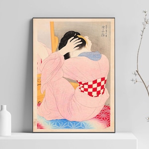 Japanese Woman Ito Shinsui Ukiyo-e Vintage Poster, Modern Wall Decor Japanese Print Japanese Poster Wall Art Poster Print Sizes A2 A3 A4