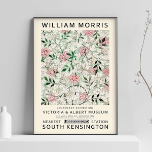 William Morris Print, William Morris Art, Morris Modern Art, Morris Vintage Poster, Exhibition Print, Wall Art Poster Print - Sizes A2/A3/A4