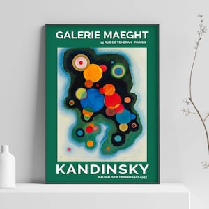 Wassily Kandinsky Print, Bauhaus Print, Kandinsky Art Print, Bauhaus Poster, Modern Art Print, Modern Wall Art Poster Print - Sizes A2 A3 A4