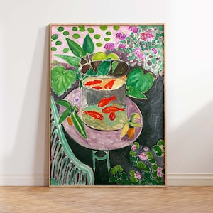 The Goldfish Print, Henri Matisse Print, Goldfish Vintage Art Print, Matisse Goldfish Print, Modern Wall Art Poster Print Sizes A1/A2/A3/A4