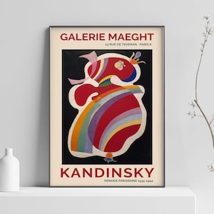 Wassily Kandinsky Print, Bauhaus Print, Kandinsky Art Print, Bauhaus Poster, Modern Art Print, Modern Wall Art Poster Print - Sizes A2 A3 A4