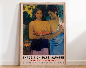 Paul Gauguin Tahitians Print Gauguin Art Poster Gauguin Post Impressionism Gauguin Art Print Gauguin Wall Art Poster Print Sizes A2 A3 A4