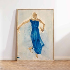 Auguste Rodin Danseuse Cambodgienne Print, Rodin Print, Rodin Modern Art, Kobieta Art Print, grafika liniowa, druk plakatu ściennego - rozmiary A2/A3/A4