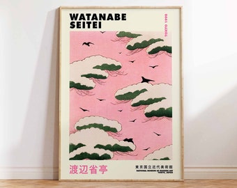 Pink Sky by Watanabe Seitei, Japanese Art Print, Vintage Print, Trendy Japanese Print, Seitei Print, Wall Art Poster Print Sizes A2 A3 A4 - Etsy Pink Sky by Watanabe Seitei, Japanese Art Print, Vintage Print, Trendy Japanese Print, Seitei Print, Wall Art Poster Print Sizes A2 A3 A4 - Etsy
