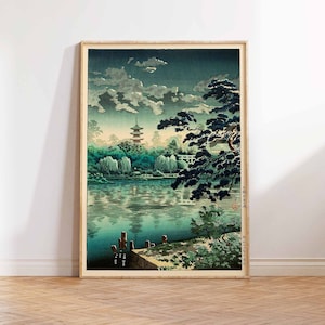 Japanese Print, Tsuchiya Koitsu Vintage Print, Ukiyo-e Art Print, Japanese Art Print, Koitsu Print, Wall Art Poster Print - Sizes A2 A3 A4