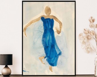 Auguste Rodin Danseuse Cambodgienne Print, Rodin Print, Rodin