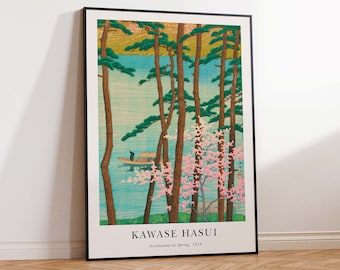 Vintage Japanese Woodblock Print, Kawase Hasui Art Print, Japanese Print, Hasui Art Poster, Hasui Art Wall Art Poster Print - Sizes A2/A3/A4