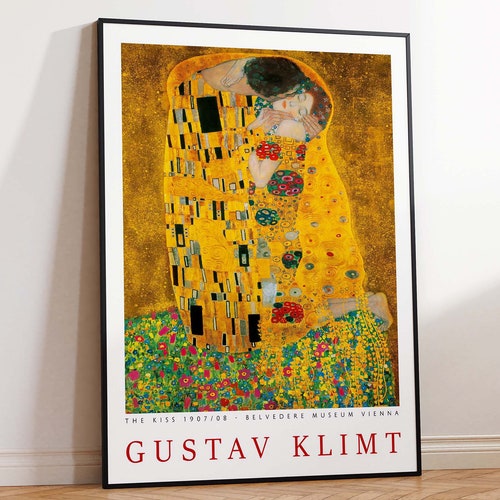 The Kiss by Gustav Klimt 1907/1908 Klimt Print Klimt Art - Etsy