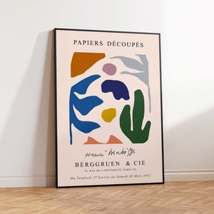 Henri Matisse Exhibition Print, Matisse Art Print, Modern Art Print, Matisse print, Abstract Print, Wall Art Poster Print - Sizes A2 A3 A4