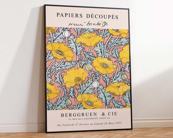 Flower Market Floral Art Print Henri Matisse Floral Print Modern Art Print Wall Art Poster Print Matisse Poster Vintage Art - Sizes A2 A3 A4