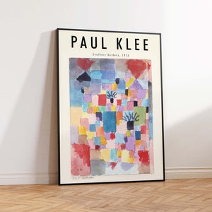 Paul Klee Art Poster, Klee Southern Garden, Abstract Art, Klee Poster, Klee Modern Art, Klee Art Print Wall Art Poster Print Sizes A2/A3/A4