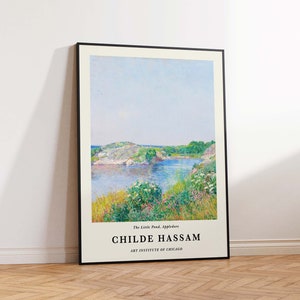 Childe Hassam Kleiner Teich, Appledore Print, Hassam Kunstdruck, Hassam Druck, Hassam Kunst Poster, Hassam Wand Kunst Poster Druck Größe A2/A3/A4