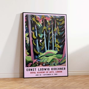 Ernst Ludwig Kirchner Poster, Kirchner Art Poster, Kirchner Modern Art, Kirchner Vintage Wall Art, Kirchner Poster Print - Sizes A2 A3 A4