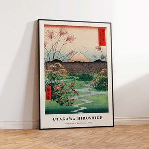 Utagawa Hiroshige, The Otsuki Plain in Kai Province, Vintage Japanese Print, Japanese Art Print, Wall Decor Poster Print - Sizes A2 A3 A4