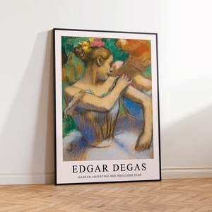 Degas Art Print, Degas Dancer Print, Vintage Art Print, Degas Exhibition Poster, Vintage Art Poster - Wall Art Poster Print - Sizes A2/A3/A4