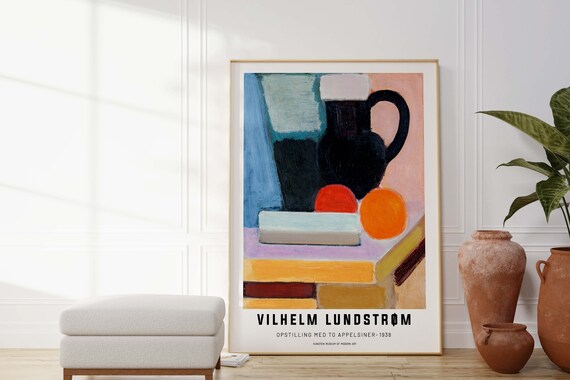 Vilhelm Lundstrom Print, Vilhelm Lundstrøm Exhibition Poster