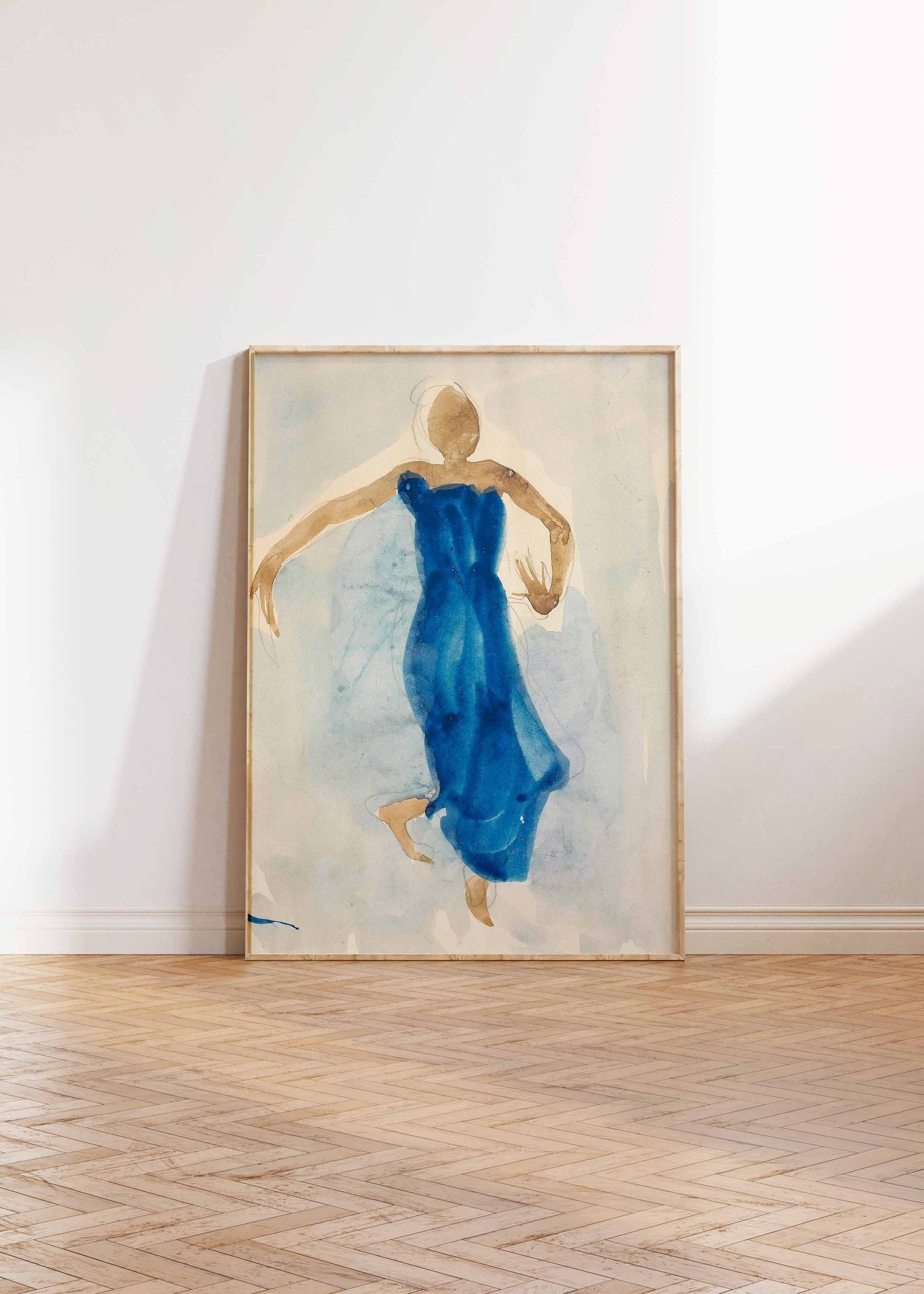 アート・デザイン・音楽 Auguste Rodin WALL DECOR Auguste Rodin Danseuse Cambodgienne Print, Rodin Print, Rodin