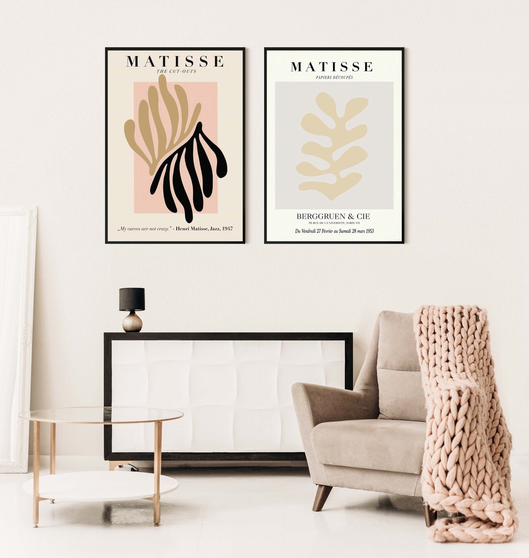 Henri Matisse Set of Two Art Posters, Matisse Art Print, Wall Art Decor ...