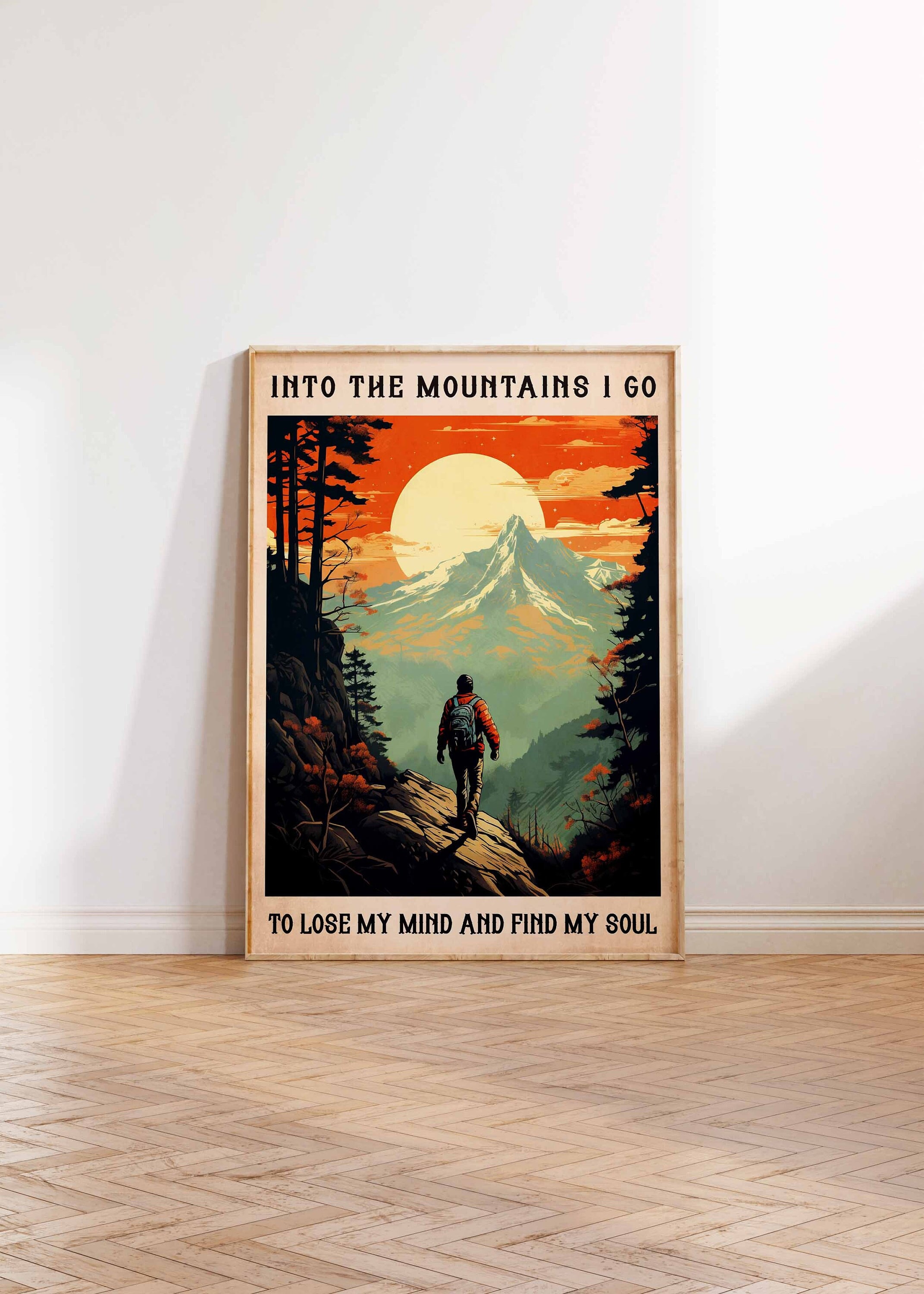 Mountains Poster, Nature Poster, Traveler Poster, Nature Art Print
