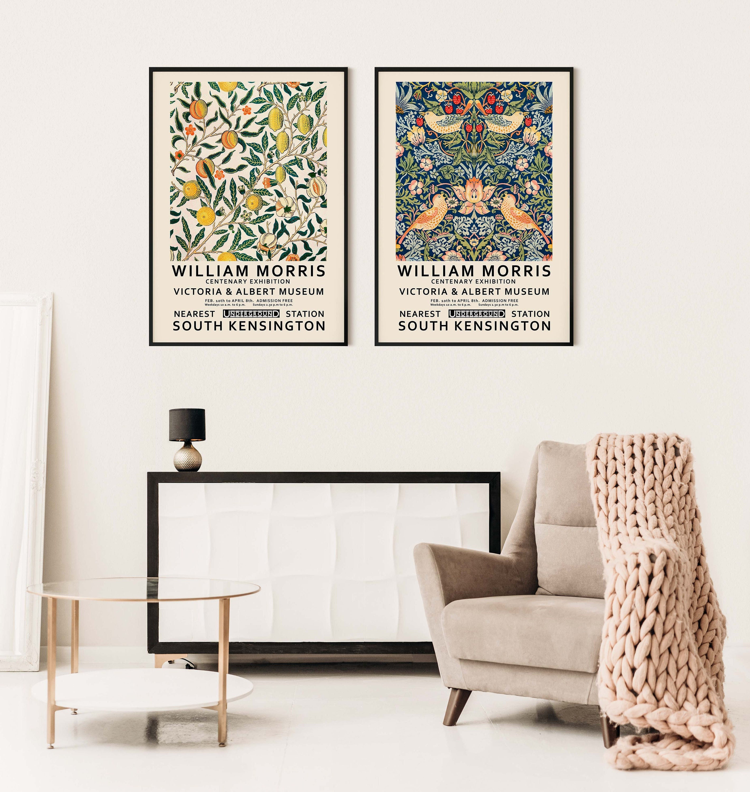 William Morris Set of Art Posters Gallery Quality Prints Etsy 日本