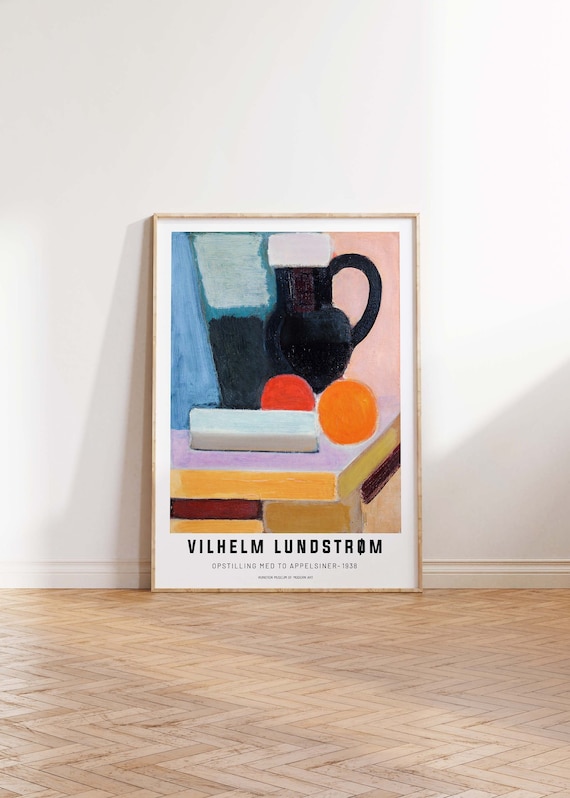 Vilhelm Lundstrom Print, Vilhelm Lundstrøm Exhibition Poster