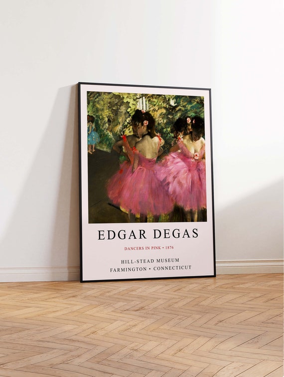 Degas Art Print, Degas Dancers in Pink, Vintage Art Print