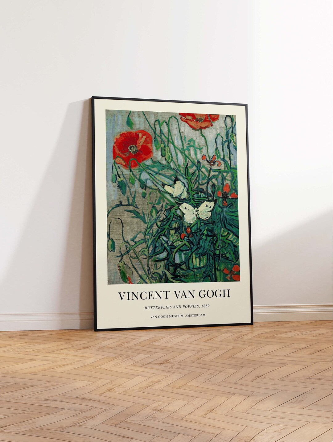 Vincent Van Gogh Poster, Van Gogh Art Poster, Van Gogh Butterflies and ...