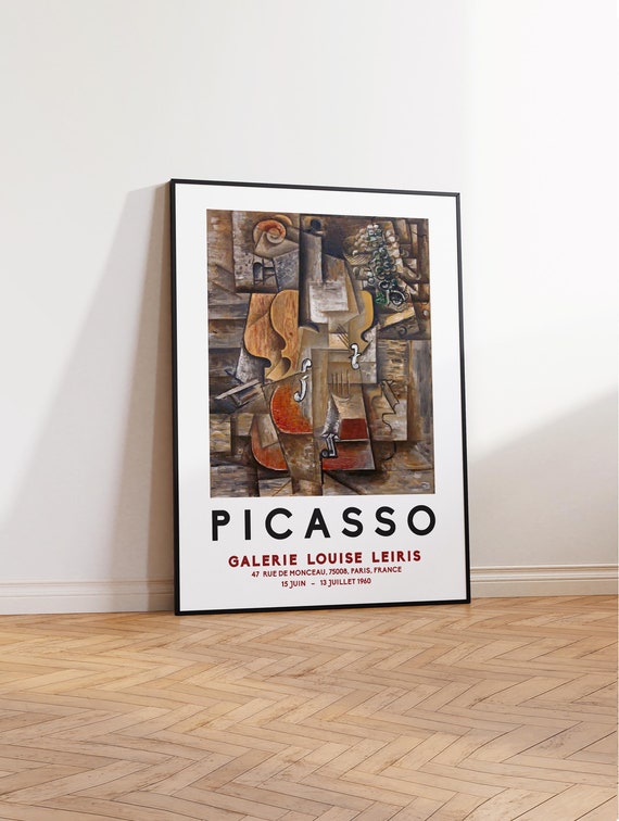 Pablo Picasso Violin and Grapes 1912 Picasso Art Print Pablo