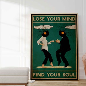 Vintage Poster - Pulp Fiction Lose Your Mind Find Your Soul Vintage Print Movie Cool Print Gift Idea Wall art poster print Sizes A2A3A4 image 5