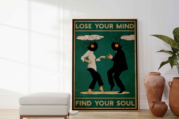 Vintage Poster - Pulp Fiction Lose Your Mind Find Your Soul