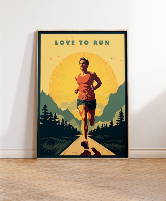 Retro Running Track: Vintage Style Runner T Shirt Retro Running Track: Vintage Style Runner T Shirt