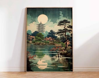 Japanese Print Tsuchiya Koitsu Art Japan Print Ukiyo-e Art Print Japanese Art Print Koitsu Print, Wall Art Poster Print Japanese Wall Decor