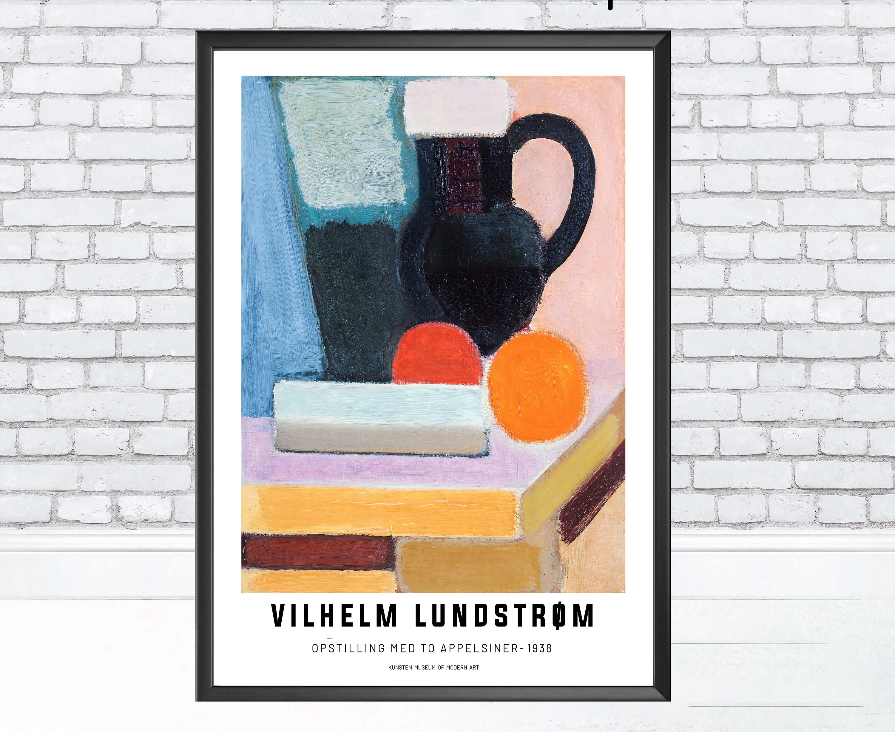 Lundstrom Print Vilhelm Lundstrøm Exhibition Poster - Etsy Norway