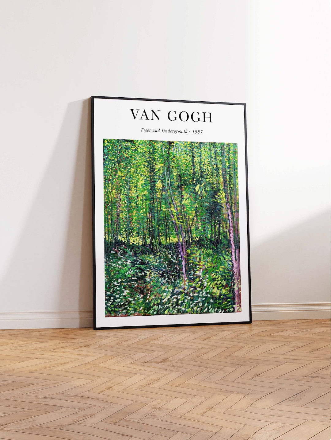 Vincent Van Gogh Poster, Van Gogh Art Poster, Van Gogh Trees and ...
